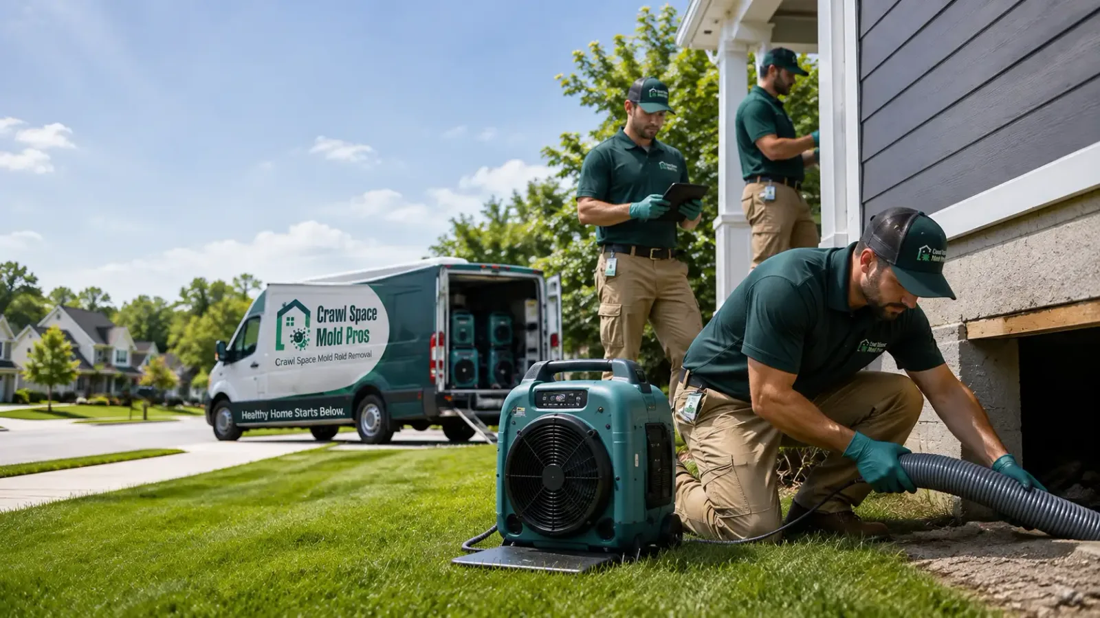Crawl Space Mold Removal in Berry, KY